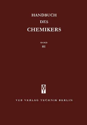 دانلود نسخه کامل کتاب Handbuch des Chemikers – Band 3