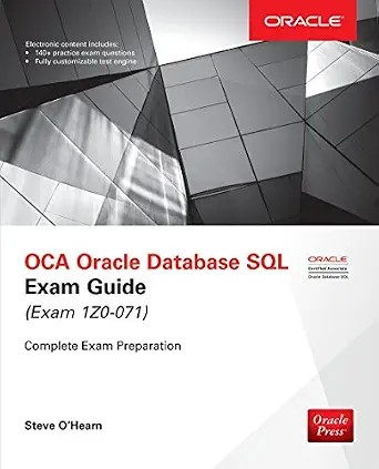 دانلود کتاب OCA Oracle Database SQL Exam Guide (Exam 1Z0-071) – راهنمای آزمون SQL پایگاه داده OCA Oracle (Exam 1Z0-071)