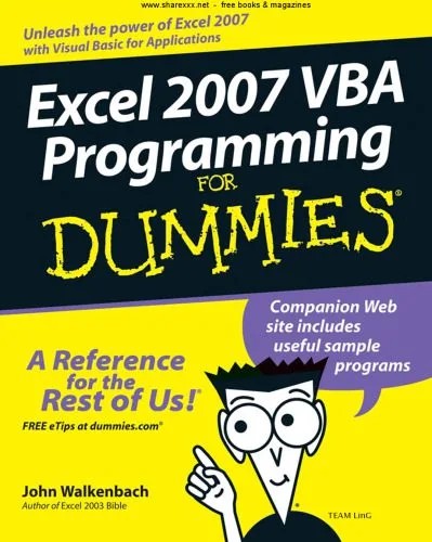 دانلود نسخه کامل کتاب Excel 2007 VBA Programming for Dummies