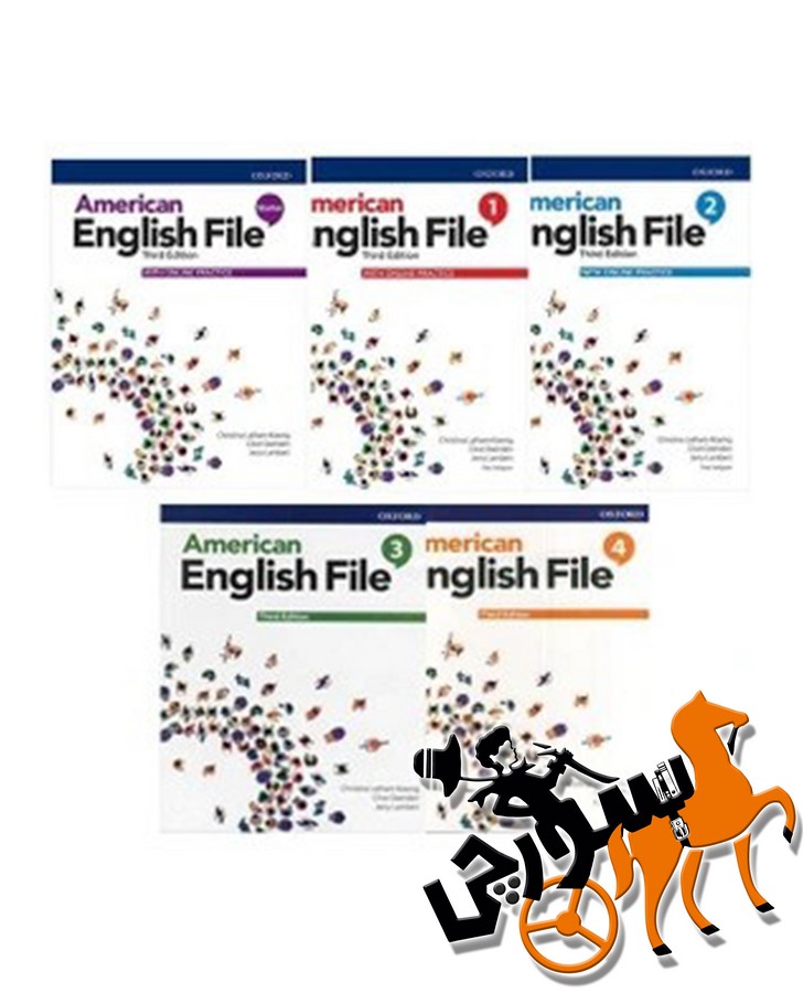 پک 5 جلدی American English File 3rd (starter & 1 & 2 & 3 & 4) Pack -