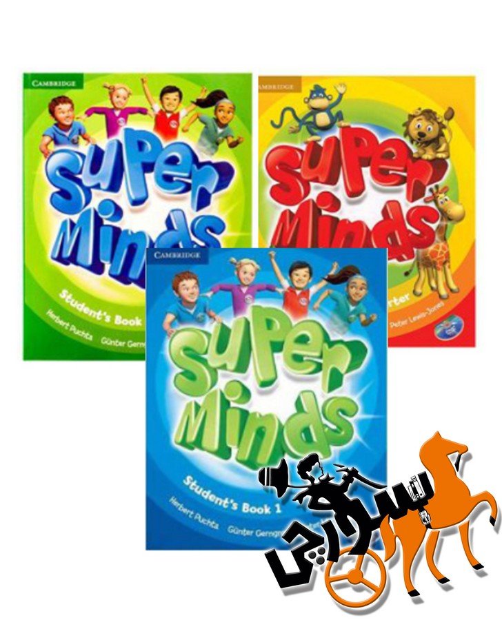 پک 3 جلدی Super Minds (starter & 1 & 2) Pack