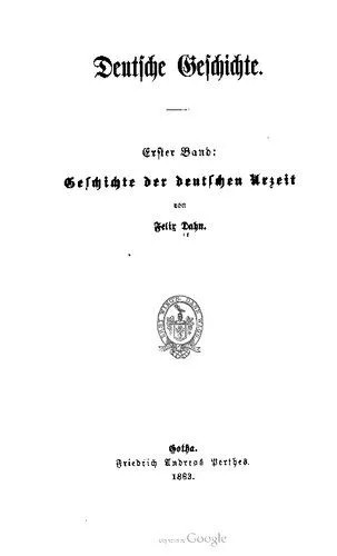 دانلود نسخه کامل کتاب Deutsche Geschichte / Bis a. 476