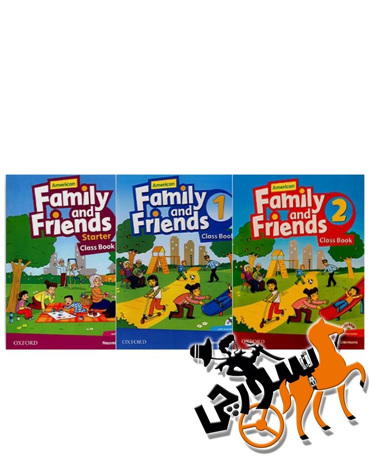 پک 3 جلدی Family And Friends (starter & 1 & 2) Pack + CD