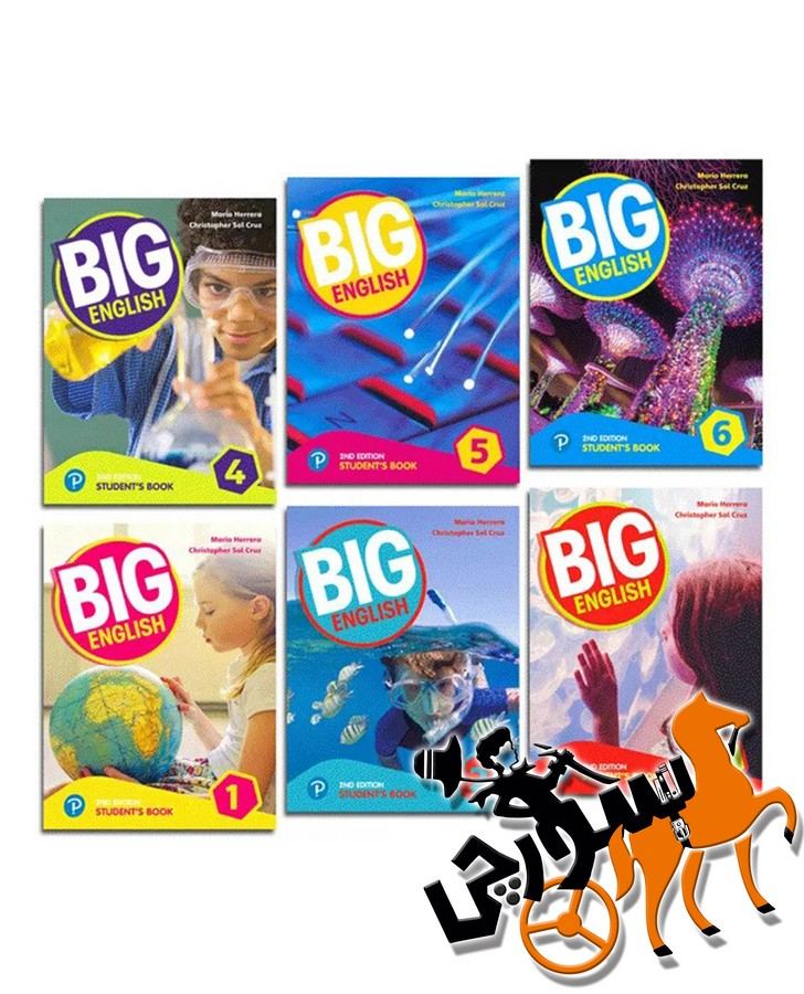 پک 6 جلدی big english Pack + CD