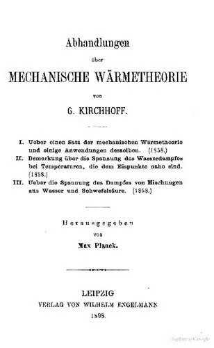 دانلود نسخه کامل کتاب Abhandlungen über mechanische Wärmetheorie (1858)
