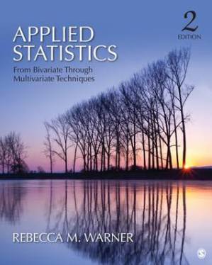 دانلود نسخه کامل کتاب Applied Statistics: From Bivariate Through Multivariate Techniques – + PDF