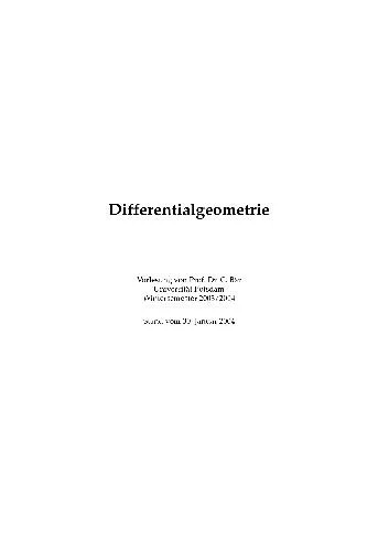 دانلود نسخه کامل کتاب Differentialgeometrie 010