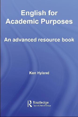 دانلود نسخه کامل کتاب English for Academic Purposes-An Advanced Resource Book