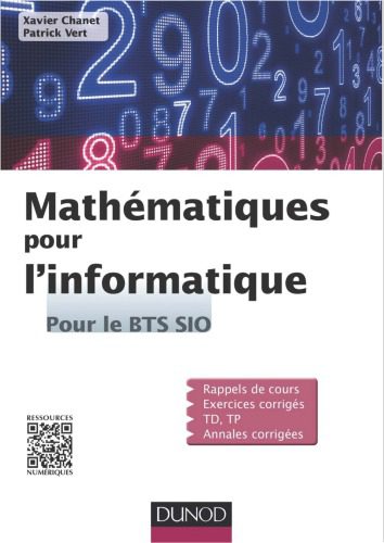 دانلود نسخه کامل کتاب Mathématiques pour l’informatique : pour le BTS SIO