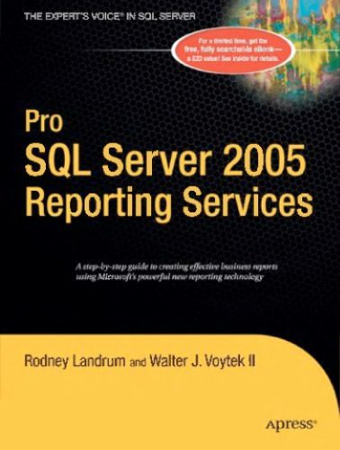 دانلود نسخه کامل کتاب Pro SQL Server 2005 Reporting Services