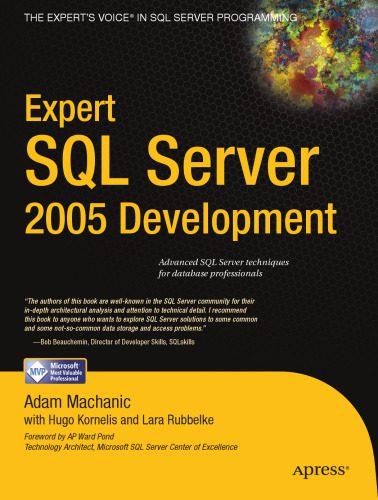 دانلود نسخه کامل کتاب Expert SQL Server 2005 Development