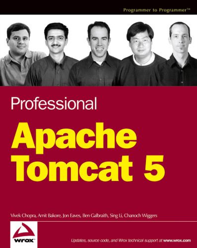 دانلود نسخه کامل کتاب Professional Apache Tomcat 5