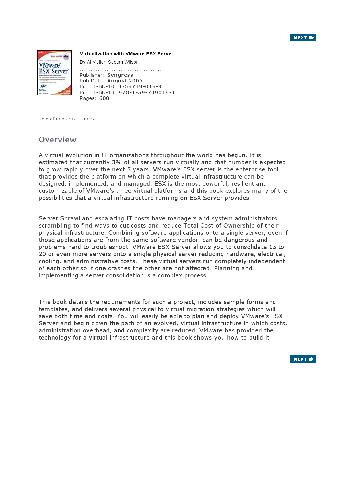 دانلود نسخه کامل کتاب Virtualization With Vmware Esx Server