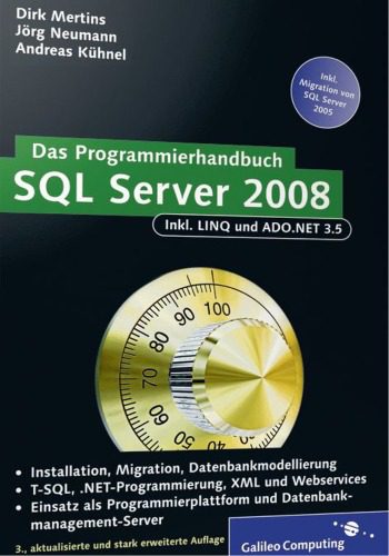دانلود نسخه کامل کتاب SQL Server 2008: Das Programmierhandbuch, 3. Auflage