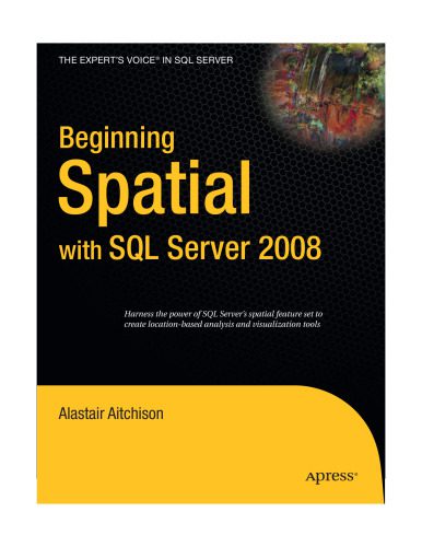 دانلود نسخه کامل کتاب Beginning Spatial with SQL Server 2008