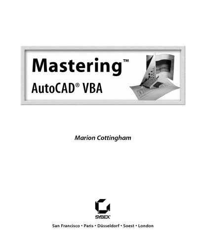 دانلود نسخه کامل کتاب Mastering AutoCAD VBA