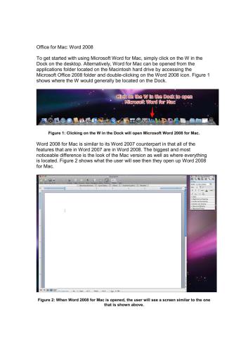 دانلود نسخه کامل کتاب Office for Mac: Word 2008