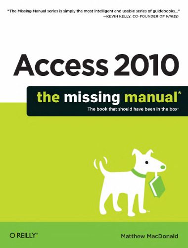 دانلود نسخه کامل کتاب Access 2010: The Missing Manual