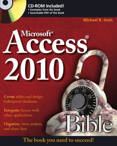 دانلود نسخه کامل کتاب Access 2010 Bible