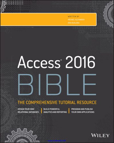 دانلود نسخه کامل کتاب Access 2016 Bible