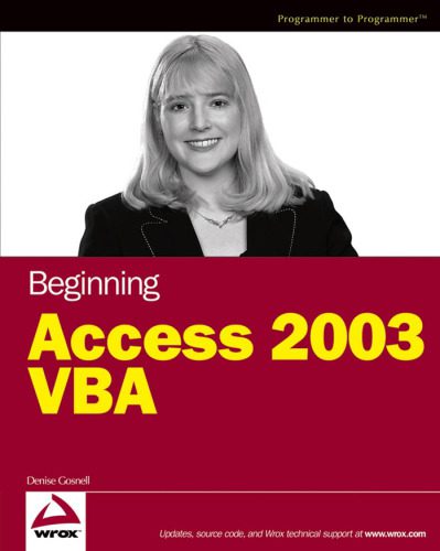 دانلود نسخه کامل کتاب Beginning Access 2003 VBA