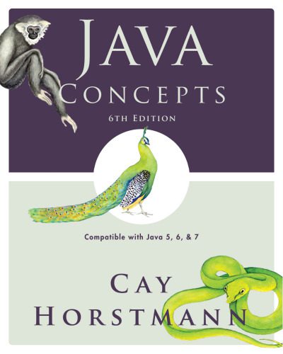 دانلود نسخه کامل کتاب Java Concepts: Compatible with Java 5, 6 and 7
