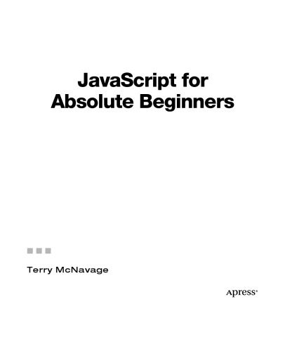 دانلود نسخه کامل کتاب JavaScript for Absolute Beginners