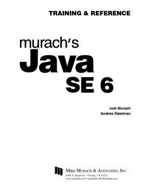 دانلود نسخه کامل کتاب Murach’s Java SE 6