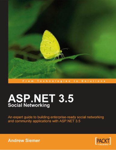 دانلود نسخه کامل کتاب ASP.Net 3.5 Social Networking