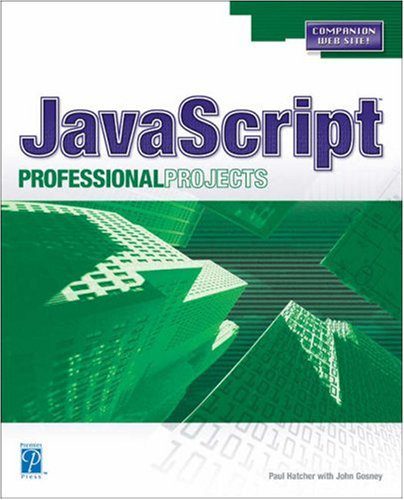 دانلود نسخه کامل کتاب JavaScript Professional Projects
