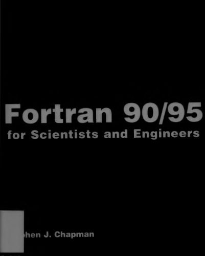 دانلود نسخه کامل کتاب Fortran 90/95 for scientists and engineers