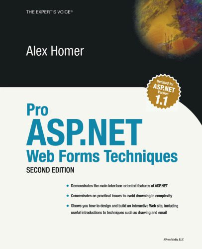 دانلود نسخه کامل کتاب Pro ASP.NET Web Forms Techniques