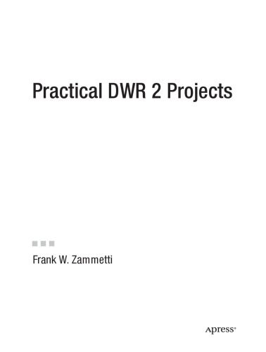 دانلود نسخه کامل کتاب Practical DWR 2 projects