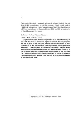 دانلود نسخه کامل کتاب ML for the Working Programmer