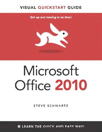 دانلود نسخه کامل کتاب Microsoft Office 2010 for Windows: Visual QuickStart (Visual QuickStart Guide)