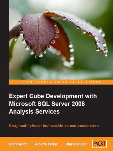 دانلود نسخه کامل کتاب Expert Cube Development with Microsoft SQL Server 2008 Analysis Services