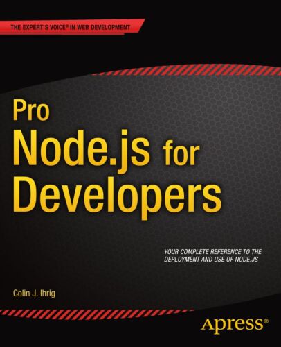 دانلود نسخه کامل کتاب Pro Node.js for Developers