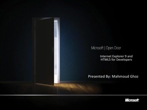 دانلود نسخه کامل کتاب Internet Explorer 9 and HTML5 for Developers