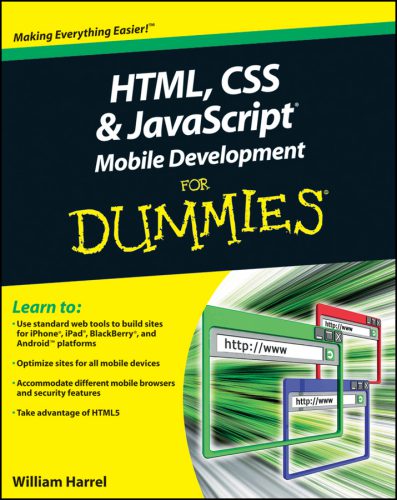 دانلود نسخه کامل کتاب HTML, CSS, and JavaScript Mobile Development For Dummies