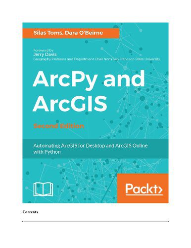 دانلود نسخه کامل کتاب ArcPy and ArcGIS: Automating ArcGIS for Desktop and ArcGIS Online with Python
