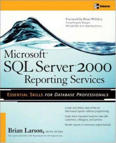 دانلود نسخه کامل کتاب Microsoft SQL server 2000 reporting services