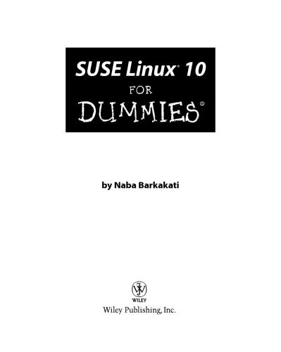 دانلود نسخه کامل کتاب SUSE Linux 10 For Dummies