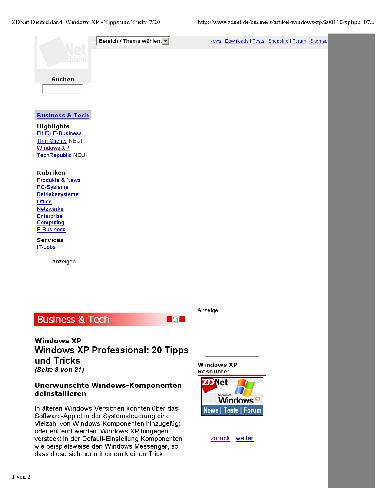 دانلود نسخه کامل کتاب Windows XP Professional: 20 Tipps und Tricks