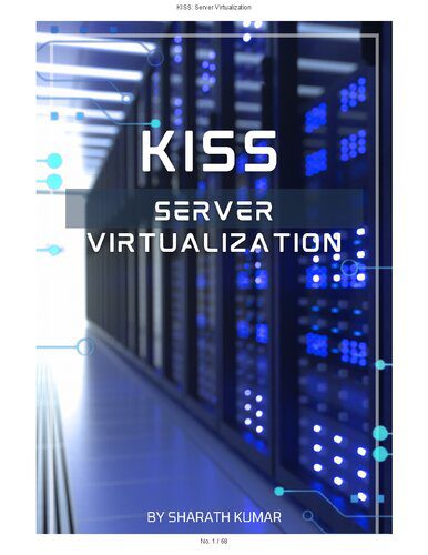 دانلود نسخه کامل کتاب KISS Server Virtualization : Server Virtualization