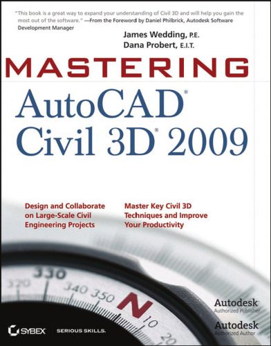 دانلود نسخه کامل کتاب Mastering AutoCAD Civil 3D