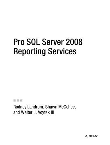 دانلود نسخه کامل کتاب Pro SQL Server 2008 Reporting Services
