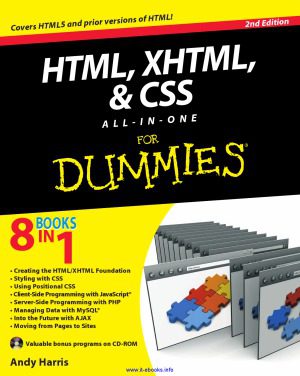 دانلود نسخه کامل کتاب HTML, XHTML, & CSS All-in-One For Dummies®, 2nd Edition