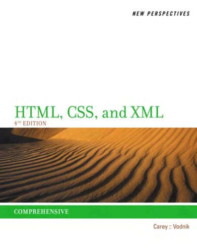 دانلود نسخه کامل کتاب New Perspectives on HTML, CSS, and XML, Comprehensive, 4th Edition