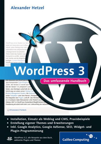 دانلود نسخه کامل کتاب WordPress 3: Das umfassende Handbuch