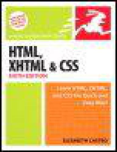 دانلود نسخه کامل کتاب HTML, XHTML, & CSS: Visual QuickStart Guide